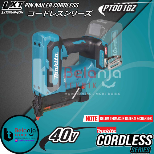 [EZM.3501613] Makita Pin Brad Nailer Cordless PT001GZ Mesin Paku Tembak Baterai 40V