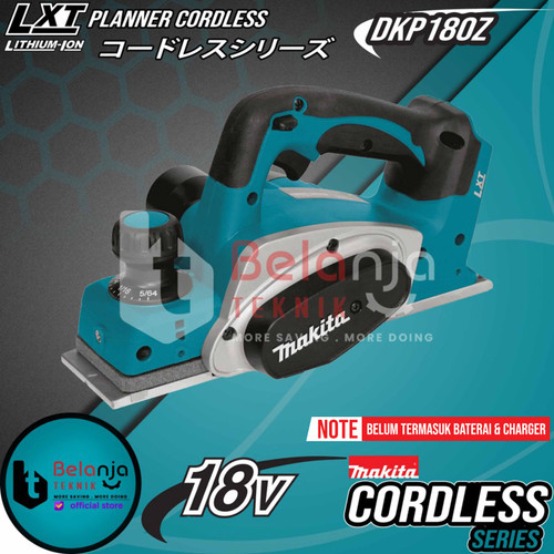 [EZM.3501625] Makita Mesin Planner Cordless DKP180Z Serut Kayu Baterai 18V