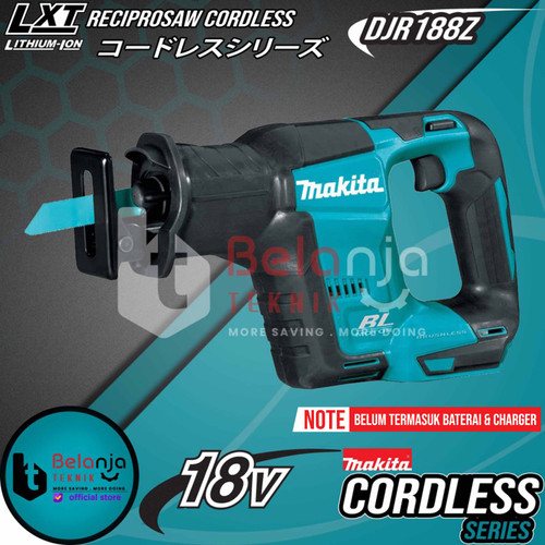 [EZM.3501628] Makita Reciprosaw Handle Cordless DJR188Z Gergaji Potong Sabre Saw 18v
