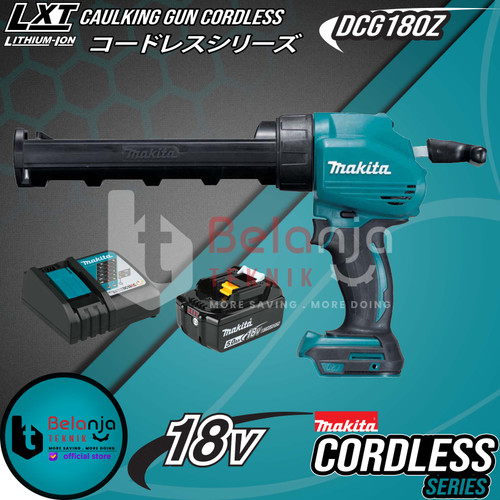 [EZM.3501635] Makita Silicon Tembak DCG180Z Caulking Gun Cordless + Baterai 18V Set