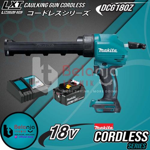[EZM.3501635] Makita Silicon Tembak DCG180Z Caulking Gun Cordless + Baterai 18V Set