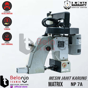[EZM.3501644] Matrix Mesin Jahit Karung NP 7 Sewing Portable Bag Closer 90 W Listrik