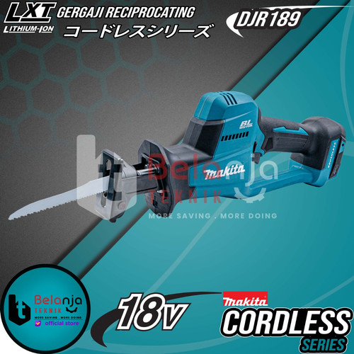 [EZM.3501655] Makita Gergaji Potong Sabre Saw DJR189Z Recipro Saw Baterai DJR189 18V