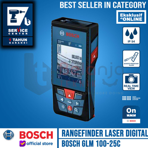 [EZM.3506309] Bosch Meteran Laser GLM 100-25 C Range Finder Digital 100M GLM100-25C