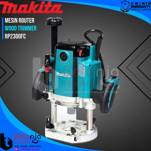 [EZM.3502803] Makita Mesin Router RP2300FC Profil Kayu Besar Wood Trimmer RP 2300 FC