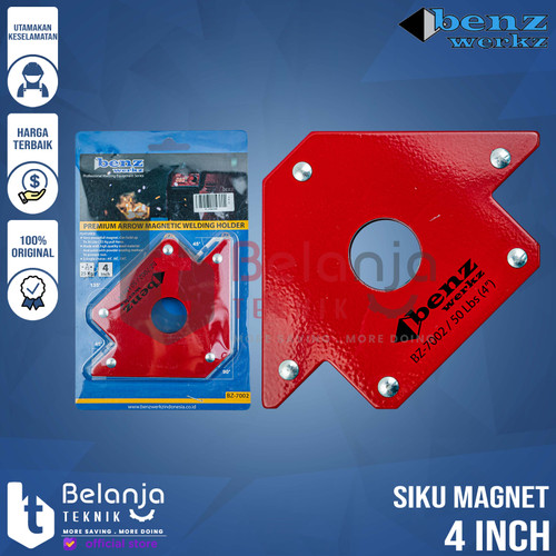 [EZM.3501678] Benz Siku Magnet Las 4 Inch Magnet Welding 4" Welding Arrow 50 LBS