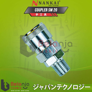 [EZM.3501708] Nankai Quick Coupler SM 20 Sambungan Selang Kompresor Cuk Kopler SM20