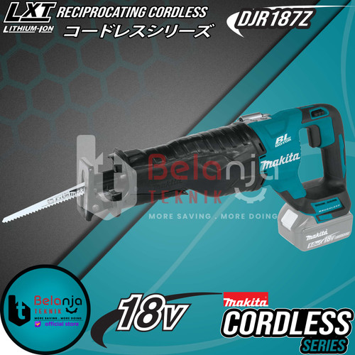 [EZM.3501716] Makita Reciprocating Cordless DJR187Z Gergaji Potong Sabre Saw DJR 18V