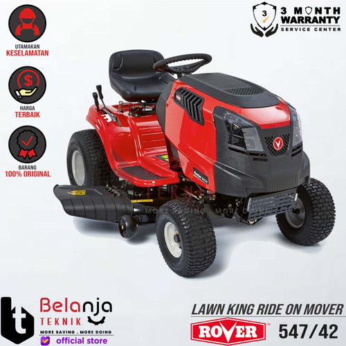 [EZM.3501721] Rover Mesin Potong Rumput Mobil 42 Inch Lawn King Ride On Mover 547/42