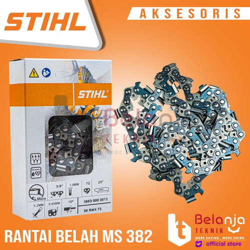 [EZM.3501726] Stihl Rantai Belah Chain Saw MS 382 20 Inchi 36 T Chainsaw Potong Kayu