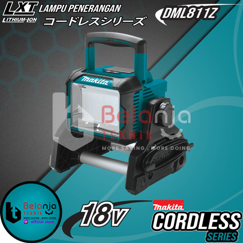 [EZM.3501742] Makita Lampu Penerangan DML811Z Led Area Work Light Cordless 18V AC DC