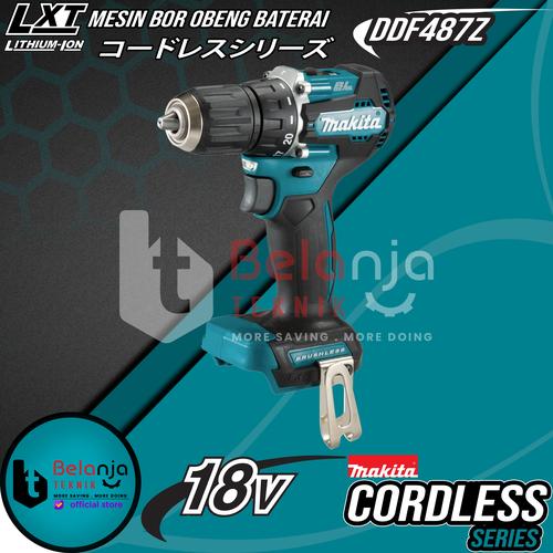 [EZM.3501771] Makita Mesin Bor Obeng Baterai DDF487Z Cordless Driver Drill 18V DDF