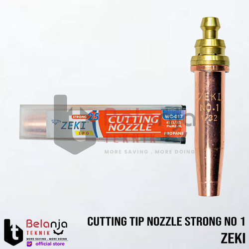 [EZM.3501811] Zeki Cutting Tip Nozzle Strong 25 No 1 Mata Potong Blander Las LPG