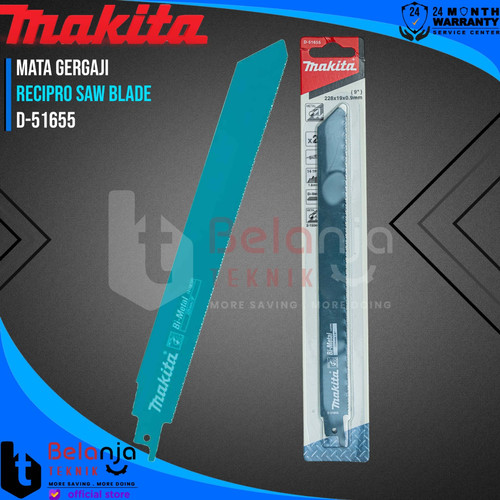 [EZM.3506329] Makita Mata Gergaji Saber Saw Sabre Metal 228 X 19 X 0.9 MM D-51655 9"