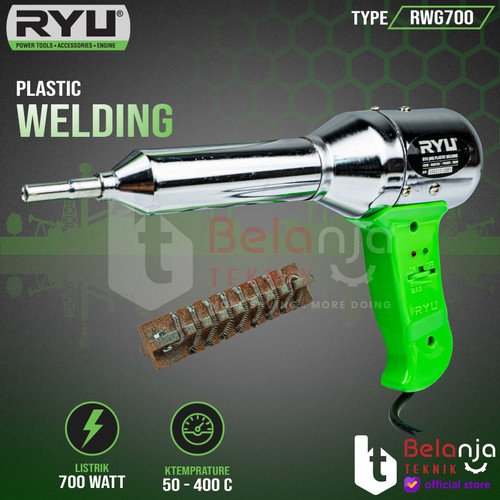 [EZM.3503052] RYU Mesin Las Pipa PVC RWG 700 Las Plastik Heat Gun RWG700 700 Wat