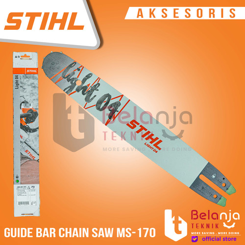 [EZM.3501837] STIHL Guide Bar Chain Saw MS-170 14 Inch 1.1 Bar Chainsaw Bar Gergaji