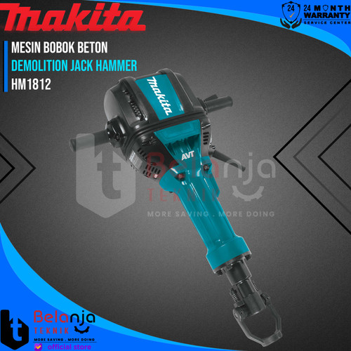 [EZM.3501940] Makita Mesin Bobok Beton Tembok HM 1812 Demolition Jack Hammer HM1812