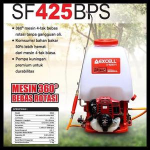 [EZM.3501951] Excell Knapsack Power Sprayer SF 425 BPS 4 Tak Mesin Semprot Hama