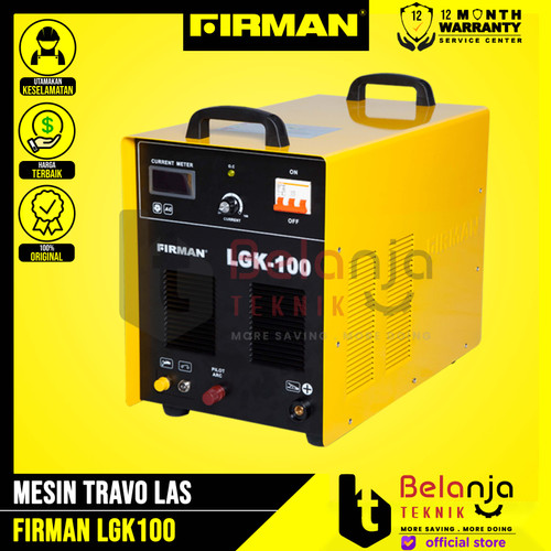 [EZM.3501960] Firman Welding Machine LGK 100L Mesin Travo Las Trafo LGK100 Inverter