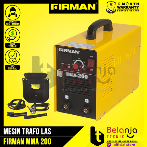 [EZM.3501962] Firman Mesin Travo Las WS 200S Trafo DC MMA Inverter Heavy Industrial