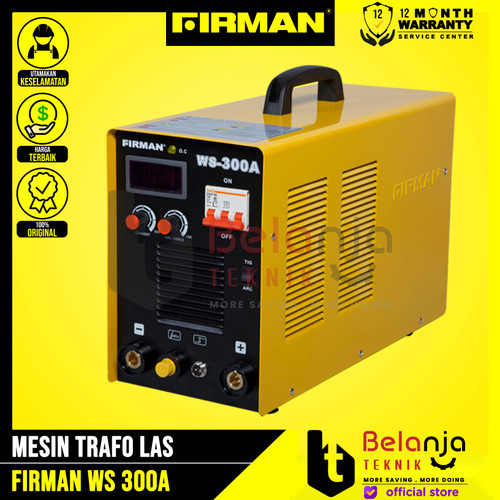 [EZM.3501964] Firman Mesin Travo Las WS 300A Trafo DC MMA Inverter Heavy Industrial