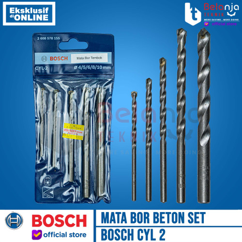 [EZM.3504424] BOSCH Mata Bor Beton Set 5 pcs CYL 2 Multi Material CYL-2 5Pcs CYL2