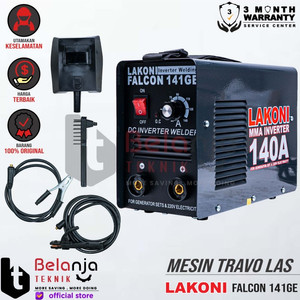 [EZM.3502015] Lakoni Falcon Travo Las 140 A 141 GE Mesin Trafo Las Inverter DC