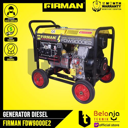 [EZM.3502017] Firman Generator Diesel FDW 9000 E2 5000 Watt Mesin Genset 1 Phase
