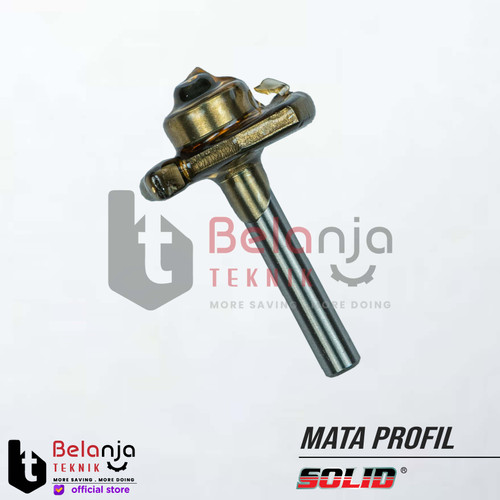 [EZM.3502043] Solid Mata Profil Router Slotting Bit 307-014 1/4 X 4MM Mata Router
