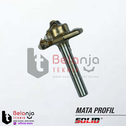 [EZM.3502045] Solid Mata Router Pisau Mata Profil 307-013 Sloting Bits 1/4" X 3 MM