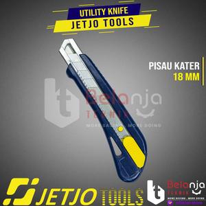 [EZM.3502097] JETJO TOOLS Pisau Cutter 18mm Utility Knife 18 mm Snap-Off Knife ORI