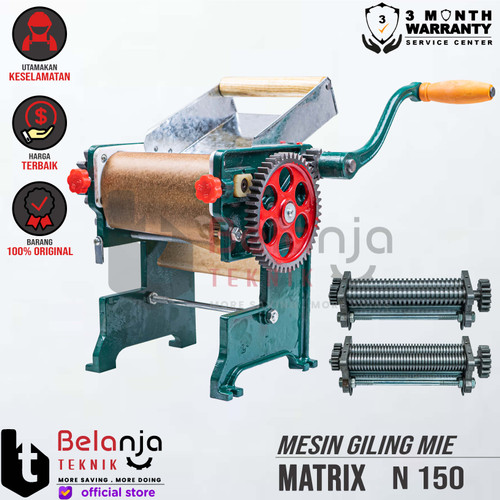 [EZM.3502902] MATRIX Mesin Giling Noddle Maker Mie MJ 180 Baja MTX 180 MJ180 MTX180