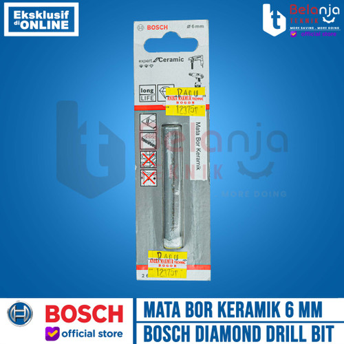 [EZM.3502178] Bosch Diamond Drill Bit Ceramic 6 MM Mata Bor Granit Keramik 6MM