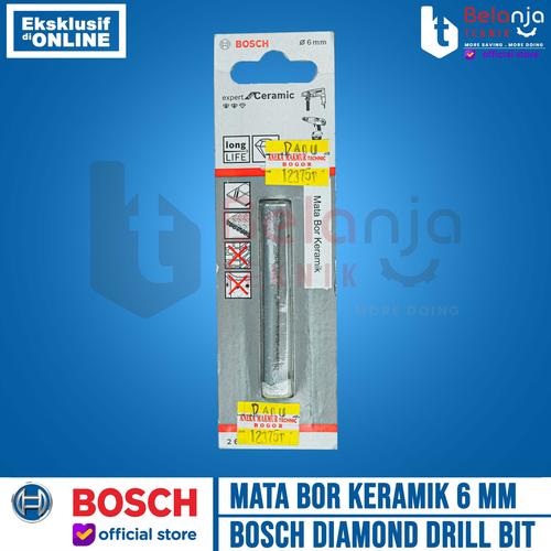 [EZM.3502178] Bosch Diamond Drill Bit Ceramic 6 MM Mata Bor Granit Keramik 6MM