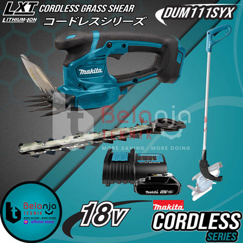 [EZM.3502191] Makita Pemotong Rumput DUM 111 SYX Cordless 18V Grass Shear + Tongkat