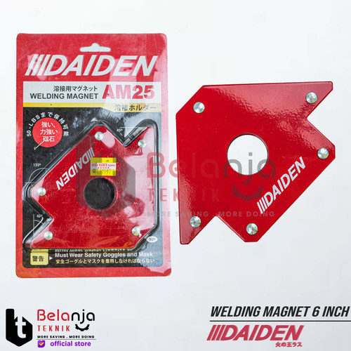 [EZM.3502242] Daiden Magnetic Welding Holder 6" Siku Magnet Las 50 LBS AM-25 6 Inch