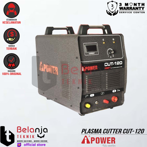 [EZM.3502267] AIPower Mesin Pemotong Plasma Cutter Cut-120 Full Bridge IGBT 380 V