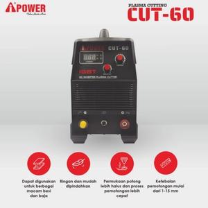 [EZM.3502271] AIPower Mesin Pemotong Plasma Cutter Cut-60 Full Bridge IGBT 380 V