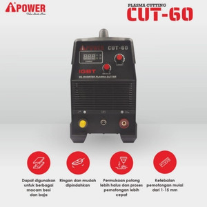 [EZM.3502271] AIPower Mesin Pemotong Plasma Cutter Cut-60 Full Bridge IGBT 380 V