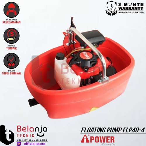 [EZM.3502284] AIPower Floating Pump FLP40-4 Pompa Air Apung Irigasi 49 CC Alkon Arit