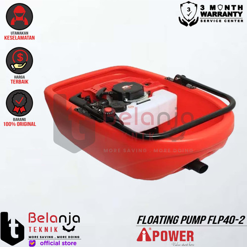[EZM.3502285] AIPower Floating Pump FLP40-2 Pompa Air Apung Irigasi 52 CC Alkon Arit