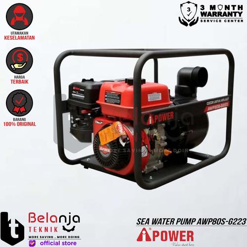 [EZM.3502291] AIPower Pompa Irigasi Air Laut AWP80S-G223 3 Inch Sea Water Pump 3" In