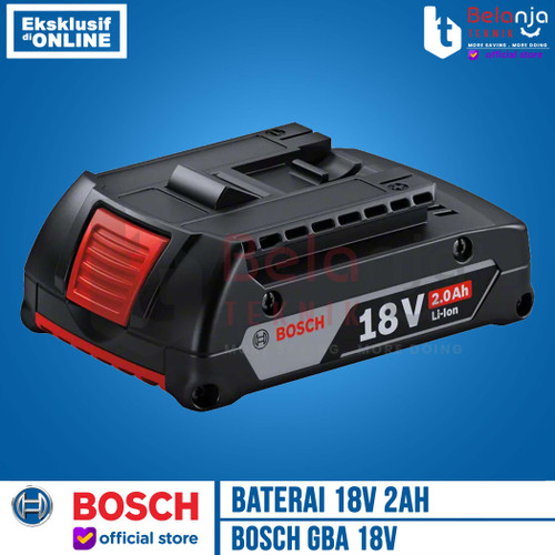 [EZM.3502314] Bosch GBA 18V 2Ah Battery Baterai 18V-LI 2 Ampere Cordless Lithium Ion