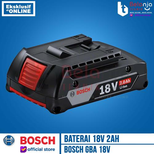 [EZM.3502314] Bosch GBA 18V 2Ah Battery Baterai 18V-LI 2 Ampere Cordless Lithium Ion