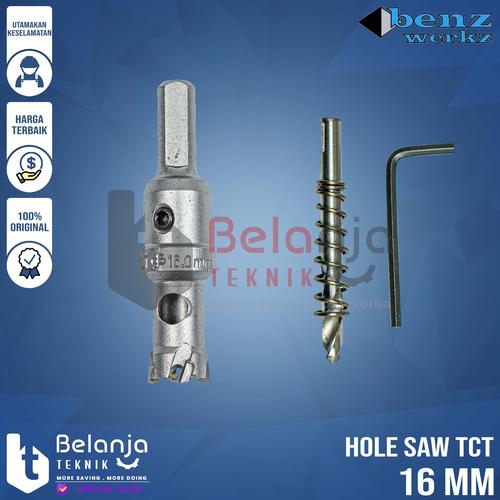 [EZM.3502359] Benz Matabor Stainless 16 MM Hole Saw TCT 16 mm Holesaw 166 MM