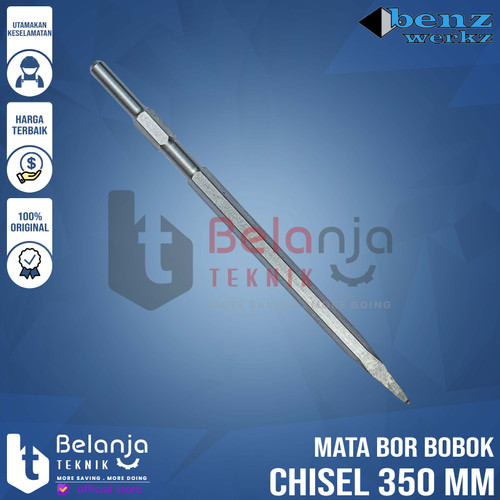 [EZM.3502365] Benz Mata Bor Bobok Beton Pahat 17 X 350 MM Point Chisel 350 MM Pahat
