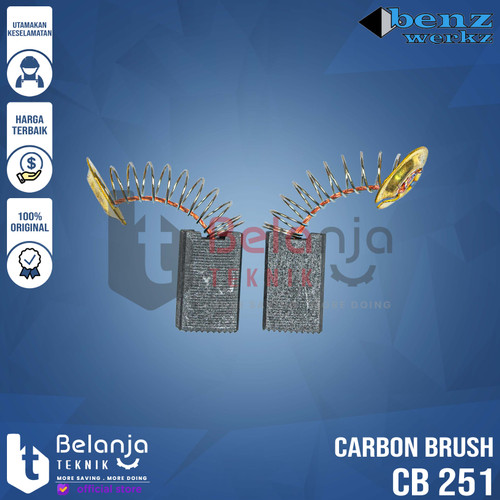 [EZM.3502370] Benz Carbon Brush CB 251 Arang Kul Spul Brostel CB251 Gerinda Tangan