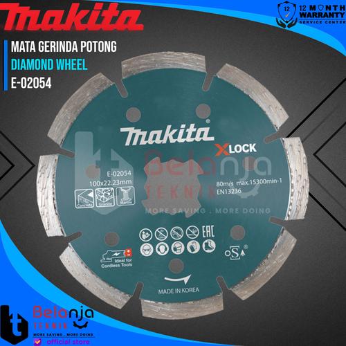 [EZM.3502413] Makita Diamond Wheel 4 Inch Mata Gerinda Potong Beton Granite E-02054