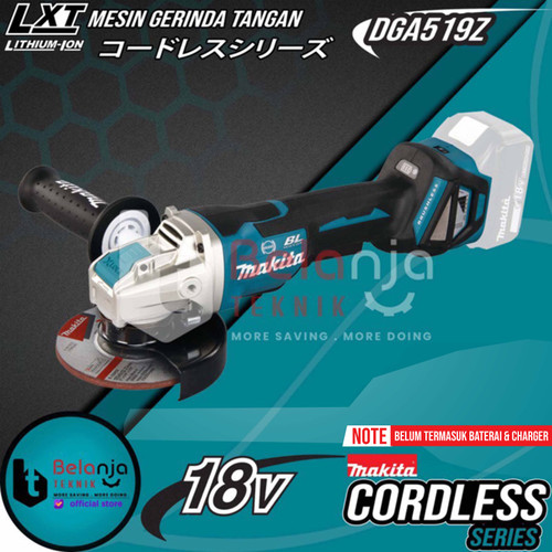 [EZM.3502435] Makita Cordless Angle Grinder DGA519Z Mesin Gerinda Tangan 5 Inch 18V