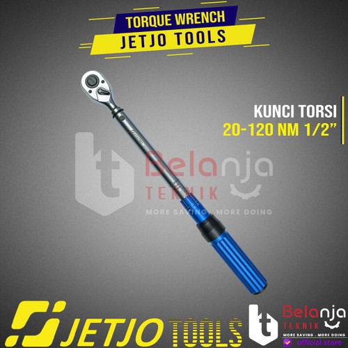 [EZM.3502455] JETJO TOOLS Kunci Momen 1/2" Kunci Torsi 20-120 Nm Torque Wrench 1/2"